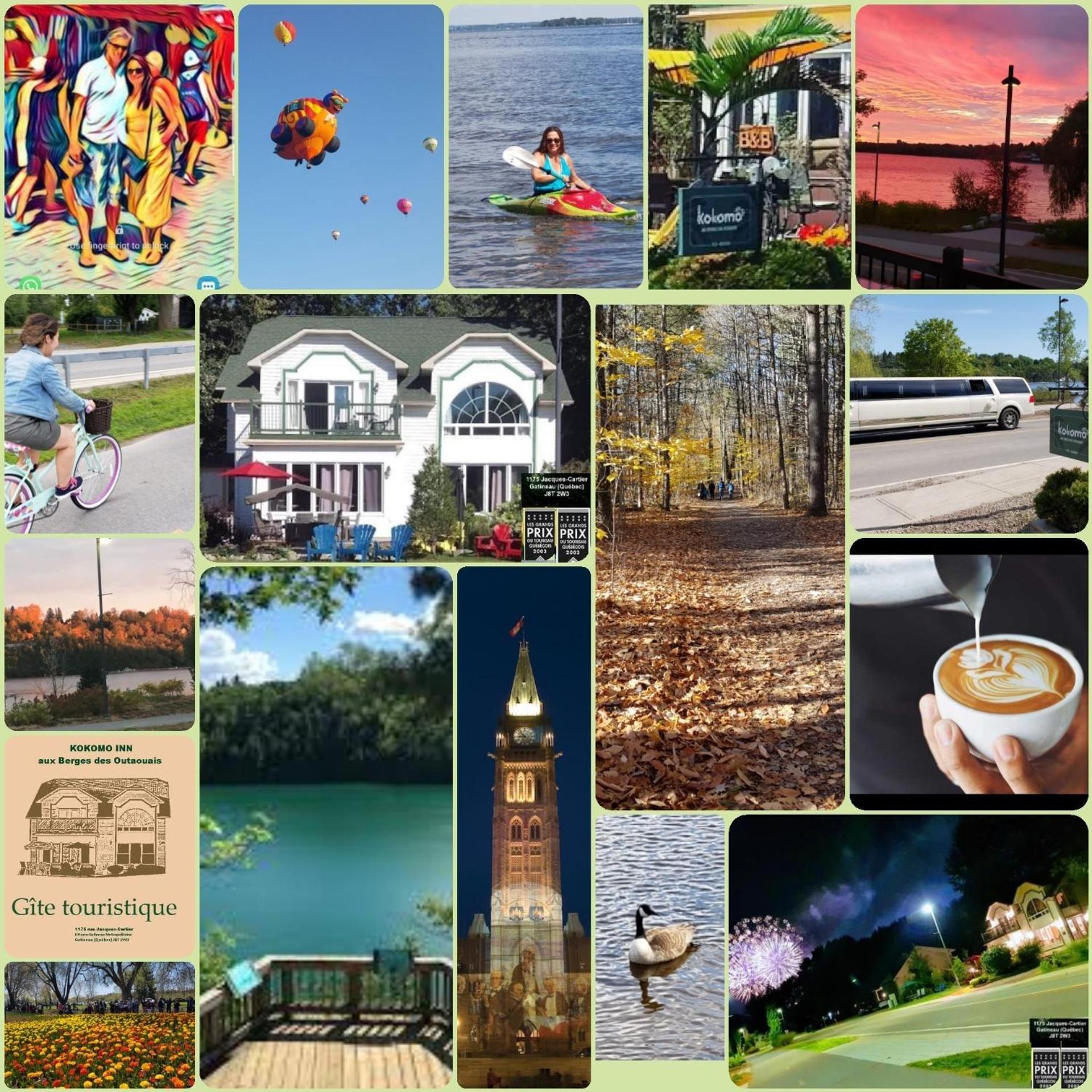 Kokomo Inn Bed And Breakfast Ottawa-Gatineau'S Only Tropical Riverfront B&B On The National Capital Cycling Pathway Route Verte #1 - For Adults Only - Chambre D'Hotes Tropical Aux Berges Des Outaouais Bnb #17542O Kültér fotó